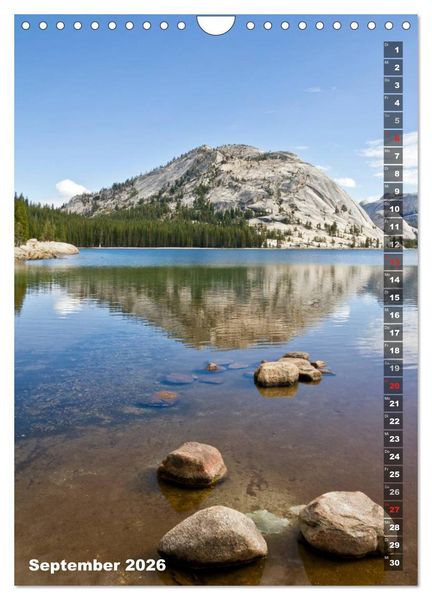 Produktbild: YOSEMITE VALLEY Natur Pur (Wandkalender 2026 DIN A4 hoch), CALVENDO Monatskalender