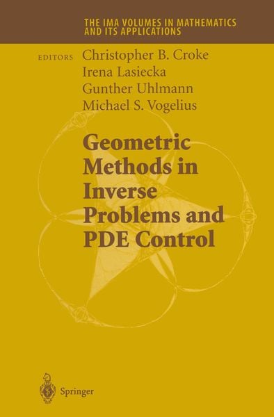 Produktbild: Geometric Methods in Inverse Problems and PDE Control