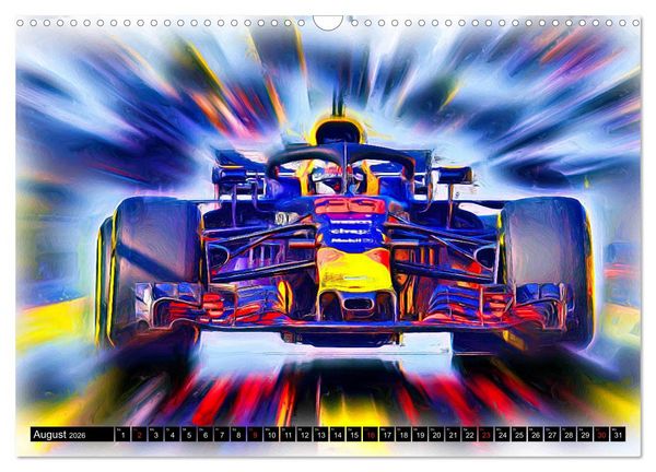 Produktbild: Kimi, Nico, Max and more (Wandkalender 2026 DIN A3 quer), CALVENDO Monatskalender