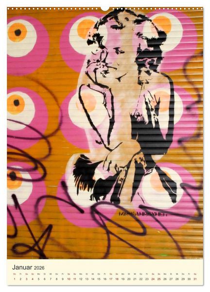 Produktbild: Famous Women in StreetArt (Wandkalender 2026 DIN A2 hoch), CALVENDO Monatskalender