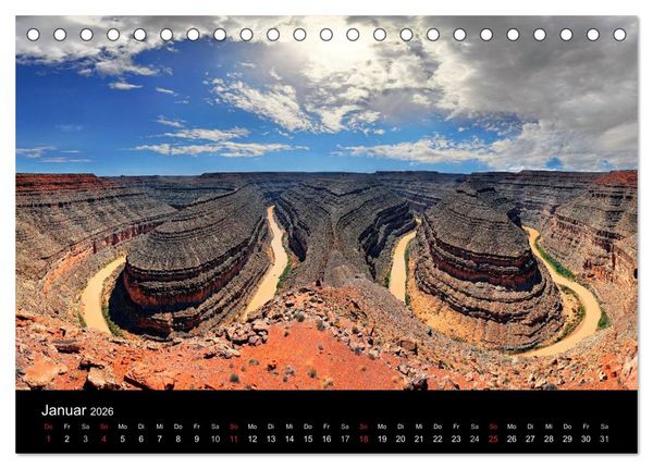 Produktbild: USA S&uuml;d-West (Tischkalender 2026 DIN A5 quer), CALVENDO Monatskalender