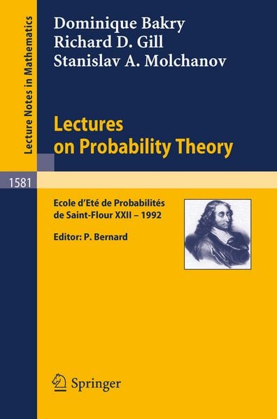 Produktbild: Lectures on Probability Theory