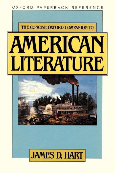 Produktbild: The Concise Oxford Companion to American Literature