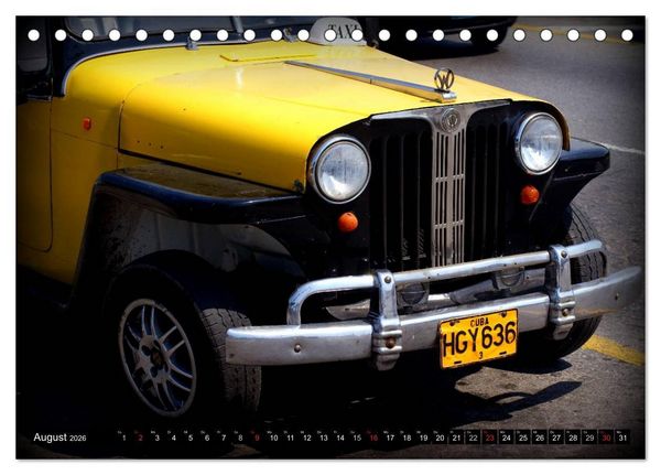 Produktbild: Auto-Legenden: WILLYS (Tischkalender 2026 DIN A5 quer), CALVENDO Monatskalender