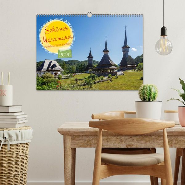 Produktbild: Sch&ouml;nes Maramures (Wandkalender 2026 DIN A3 quer), CALVENDO Monatskalender