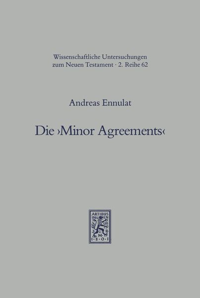 Produktbild: Die 'Minor Agreements'