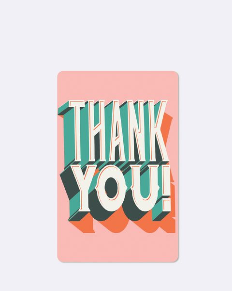 Produktbild: Lunacard Postkarte *Thank you