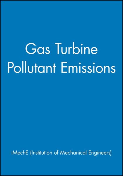 Produktbild: Gas Turbine Pollutant Emissions