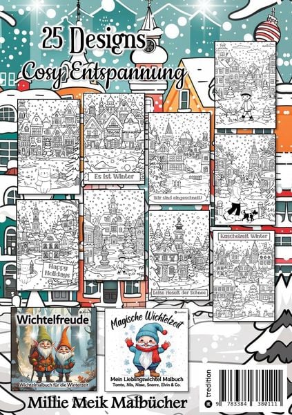 Produktbild: Malbuch Weihnachten f&uuml;r Erwachsene - Winter Malbuch f&uuml;r Erwachsene, Frauen, Jugendliche