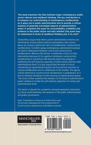Produktbild: Neoliberal power and public management reforms