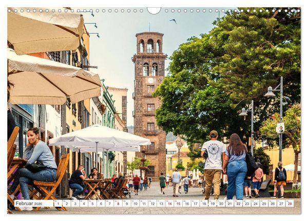 Produktbild: La Laguna auf Teneriffa (Wandkalender 2026 DIN A3 quer), CALVENDO Monatskalender
