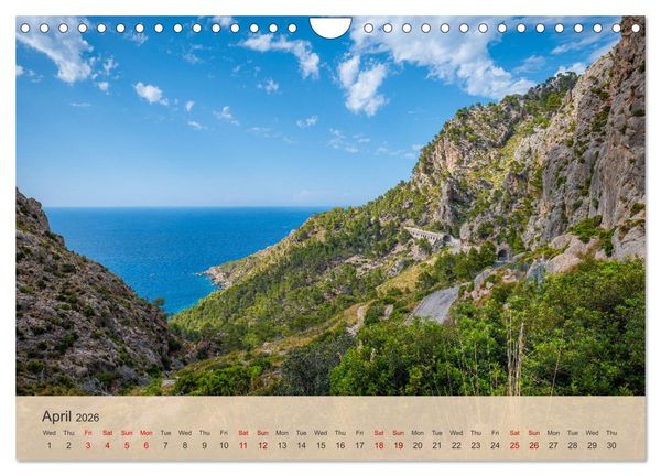 Produktbild: Mallorca - Pearl of the Mediterranean Sea (Wall Calendar 2026 DIN A4 landscape), CALVENDO 12 Month Wall Calendar