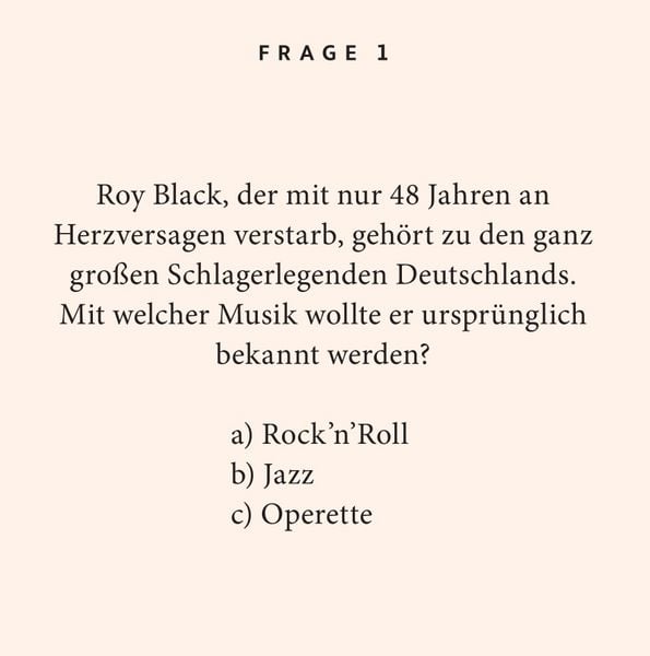 Produktbild: Deutsche Schlager-Quiz