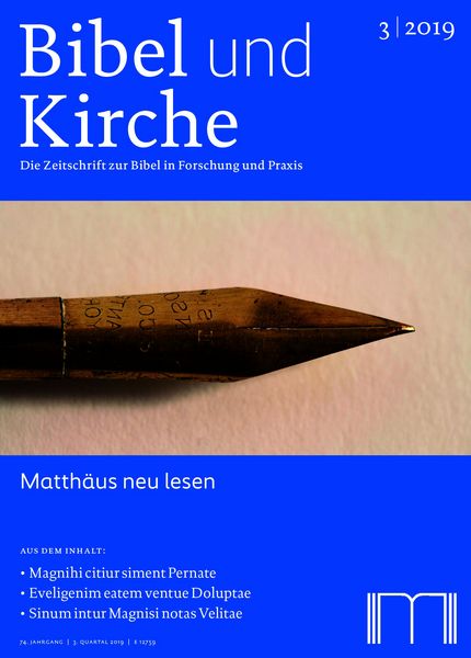 Produktbild: Bibel und Kirche / Matth&auml;us neu lesen