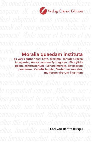 Produktbild: Moralia quaedam instituta