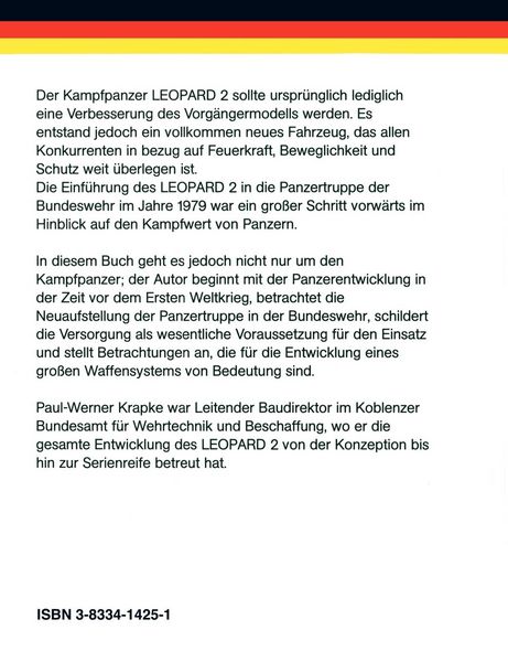Produktbild: Leopard 2 sein Werden und seine Leistung