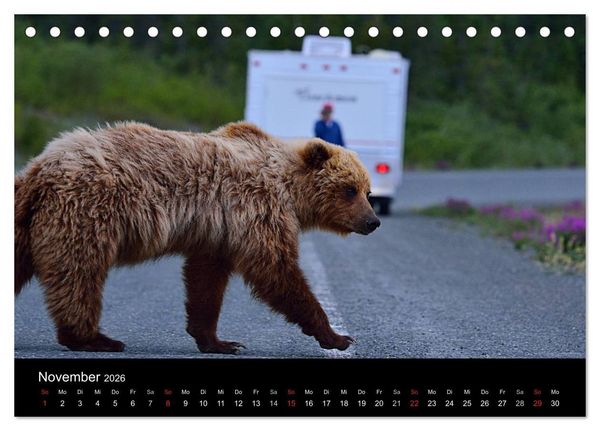 Produktbild: KANADA - Mit Campmobil quer durch (Tischkalender 2026 DIN A5 quer), CALVENDO Monatskalender