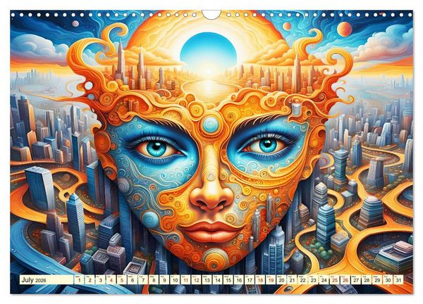 Produktbild: Faces of the metropolis (Wall Calendar 2026 DIN A3 landscape), CALVENDO 12 Month Wall Calendar