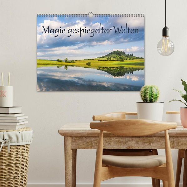 Produktbild: Magie gespiegelter Welten (Wandkalender 2026 DIN A3 quer), CALVENDO Monatskalender