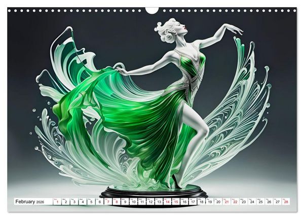 Produktbild: Elegant dancers (Wall Calendar 2026 DIN A3 landscape), CALVENDO 12 Month Wall Calendar