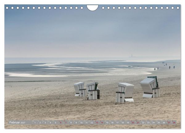 Produktbild: Ostfriesische Inseln (Wandkalender 2027 DIN A4 quer), CALVENDO Monatskalender