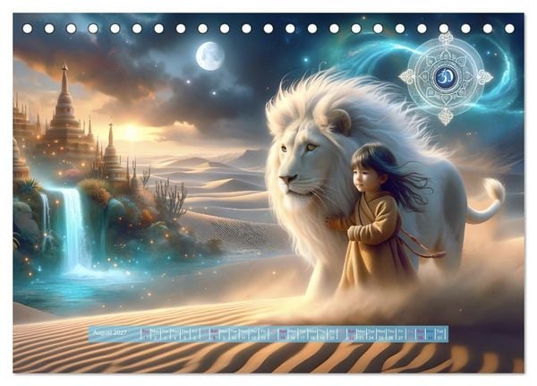 Produktbild: Spirit Animal Dreams (Desk Calendar 2027 DIN A5 landscape), CALVENDO 12 Month DeskCalendar