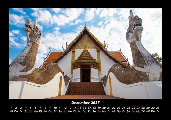 Produktbild: Tempel 2027 Fotokalender DIN A3