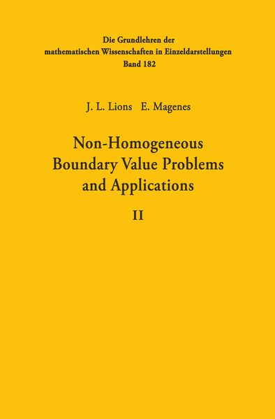 Produktbild: Non-Homogeneous Boundary Value Problems and Applications