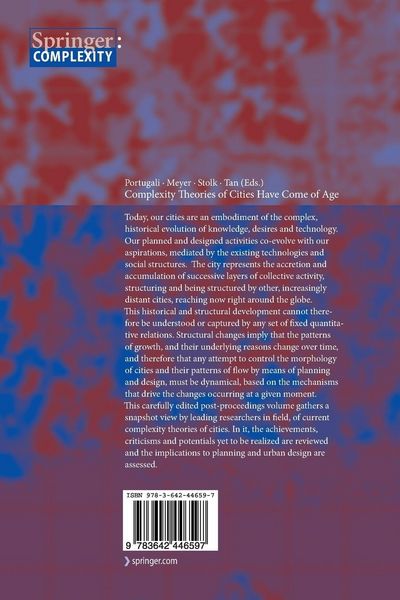 Produktbild: Complexity Theories of Cities Have Come of Age