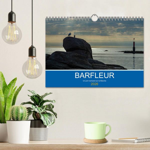Produktbild: Barfleur Un port normand sur la Manche (Calendrier mural 2026 DIN A4 vertical), CALVENDO calendrier mensuel