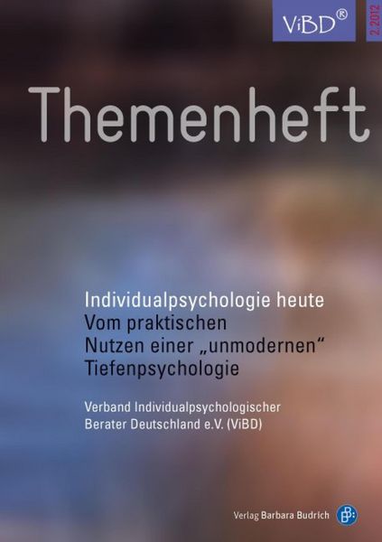 Produktbild: Individualpsychologie heute