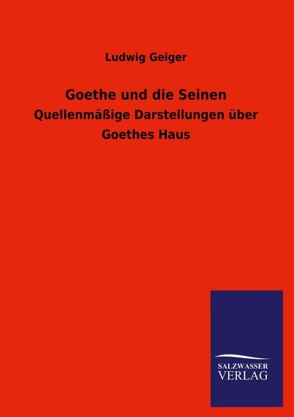 Produktbild: Goethe und die Seinen