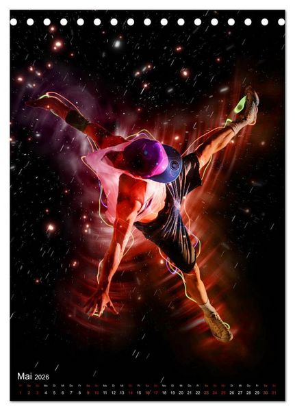 Produktbild: Streetdance - Dynamik pur (Tischkalender 2026 DIN A5 hoch), CALVENDO Monatskalender