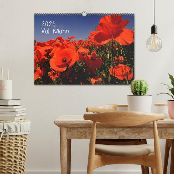 Produktbild: Voll Mohn (Wandkalender 2026 DIN A3 quer), CALVENDO Monatskalender