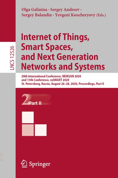 Produktbild: Internet of Things, Smart Spaces, and Next Generation Networks and Systems