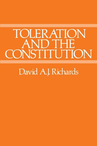 Produktbild: Toleration and the Constitution