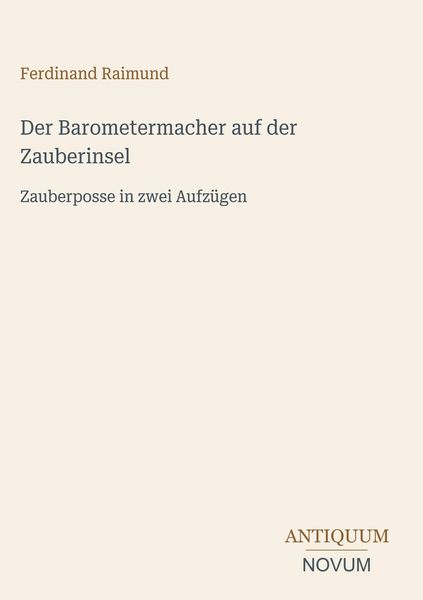 Produktbild: Der Barometermacher auf der Zauberinsel