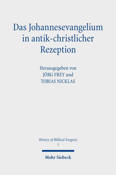 Produktbild: Das Johannesevangelium in antik-christlicher Rezeption