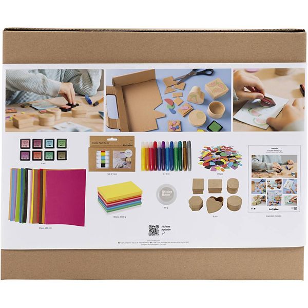 Produktbild: Creativ Company Mega Kreativ Mix Stempeldruck, Karten und Schachteln