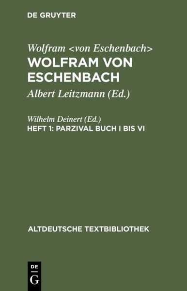 Produktbild: Parzival Buch I bis VI