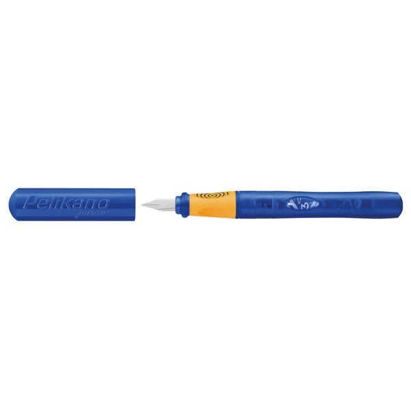 Produktbild: Pelikan Schreiblernf&uuml;llhalter Pelikano Junior, Blau, Feder A, f&uuml;r Rechtsh&auml;nder