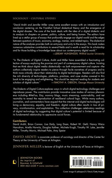 Produktbild: Dialectic of Digital Culture