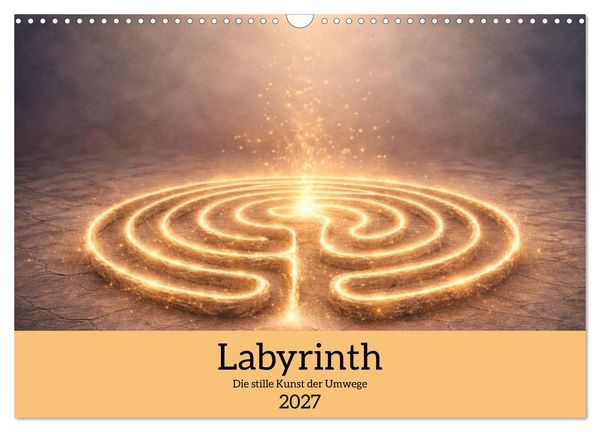 Produktbild: Labyrinth - Die stille Kunst der Umwege (Wandkalender 2027 DIN A3 quer), CALVENDO Monatskalender