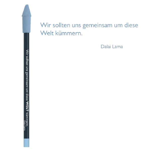 Produktbild: Bleistift blau Dalai Lama, Welt