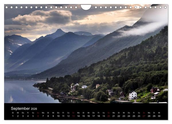 Produktbild: An Norwegens K&uuml;sten (Wandkalender 2026 DIN A4 quer), CALVENDO Monatskalender