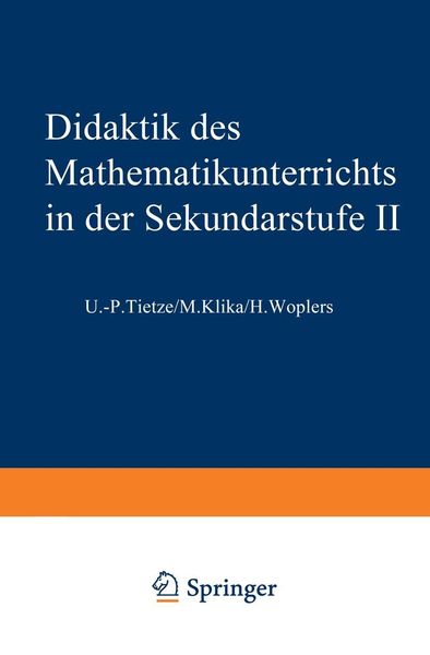 Produktbild: Didaktik des Mathematikunterrichts in der Sekundarstufe II