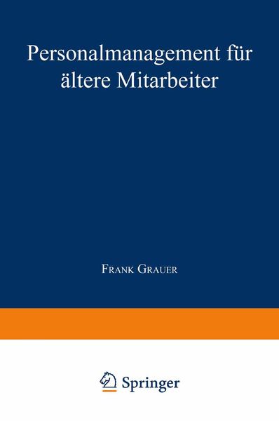 Produktbild: Personalmanagement f&uuml;r &auml;ltere Mitarbeiter