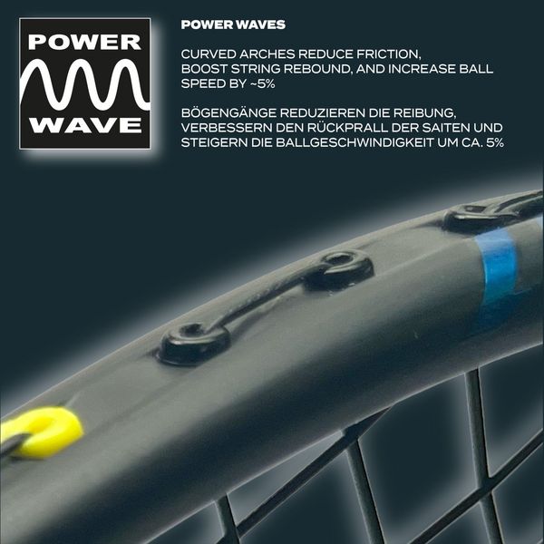 Produktbild: Talbot-Torro 439884 - Badmintonschl&auml;ger Arrowspeed 199, Graphit Composite, One Piece Optic, 98g, gelb/schwarz, Freizeitschl&auml;ger