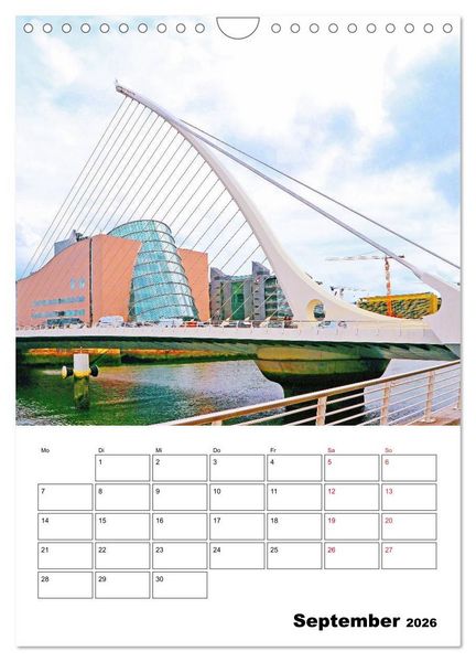 Produktbild: Dublin - faszinierende irische Hauptstadt (Wandkalender 2026 DIN A4 hoch), CALVENDO Monatskalender