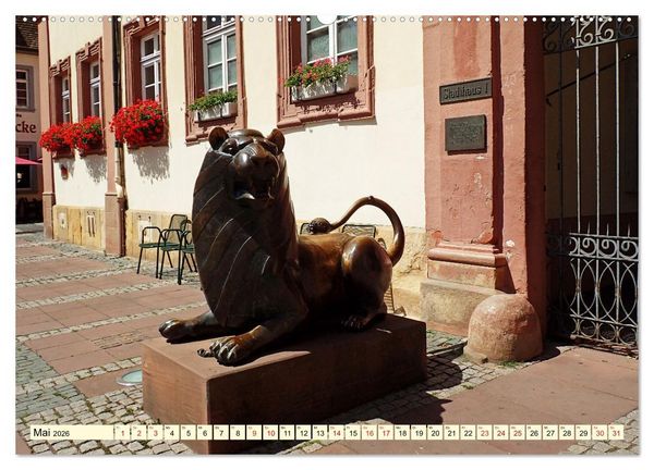 Produktbild: Neustadt an der Weinsta&szlig;e - Fachwerk, Wein und gem&uuml;tliche Gassen (hochwertiger Premium Wandkalender 2026 DIN A2 quer), Kunstdruck in Hochglanz